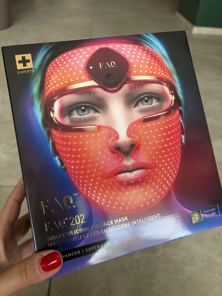 Packaging box led mask foreo faq swiss 202