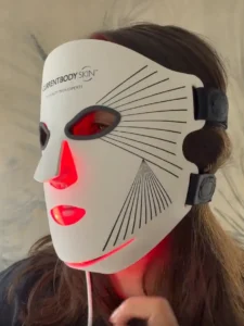 Emilie testes currentbody series 3 led mask