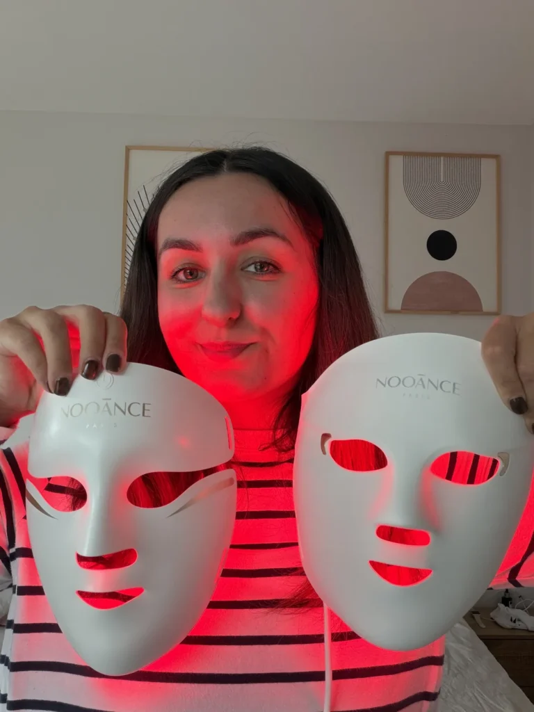 Emilie tests and compares the two novelty masks seen from the front
